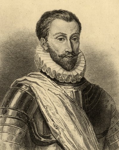 Francois de la Noue (1531-91) by French School